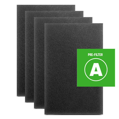 1 Year A Pre Filter Kit For HEPA Air Purifiers For Medium Rooms, HRF-A100