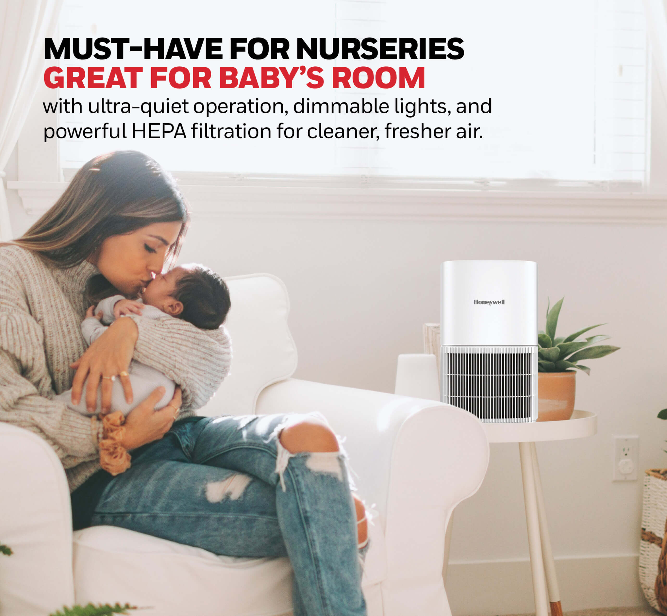 Air purifier for nursery room